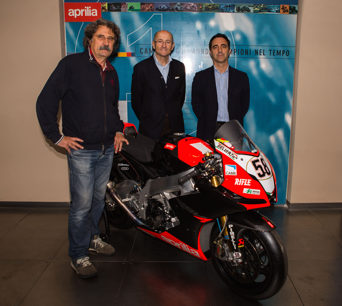 L’Aprilia RSV4 Superbike alla Fondazione Simoncelli