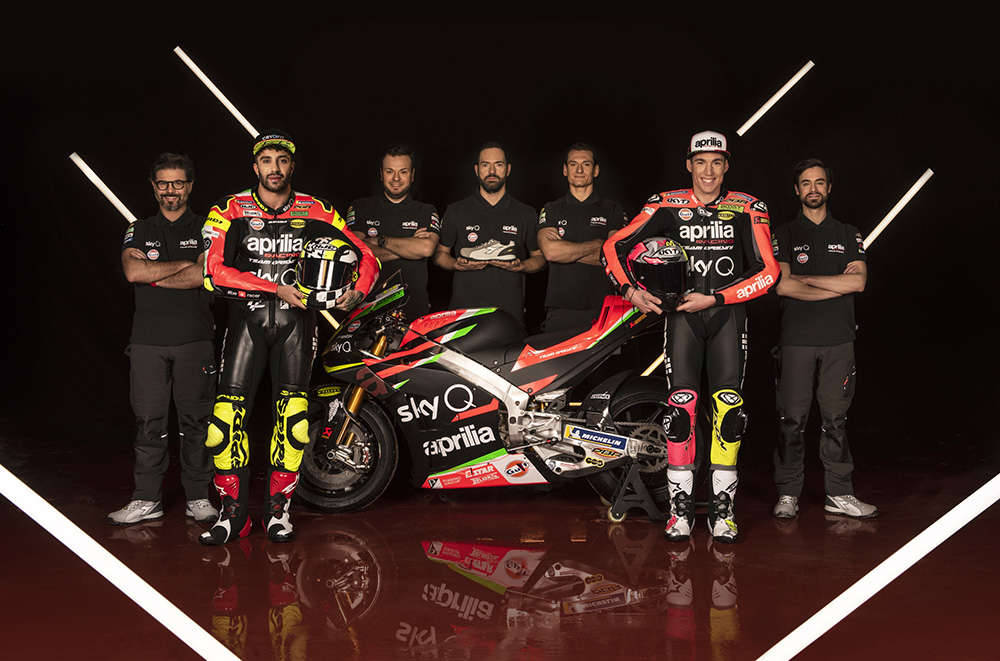 Aprilia Racing, la più avanzata espressione tecnologica del Gruppo Piaggio, e Diadora Utility, linea workwear premium del marchio Diadora, insieme nel mondiale MotoGp 2019