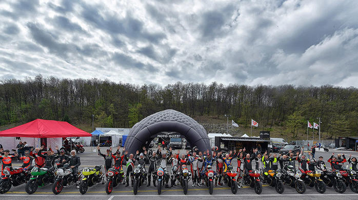 Vallelunga ospita la seconda tappa del trofeo Moto Guzzi Fast Endurance 2019