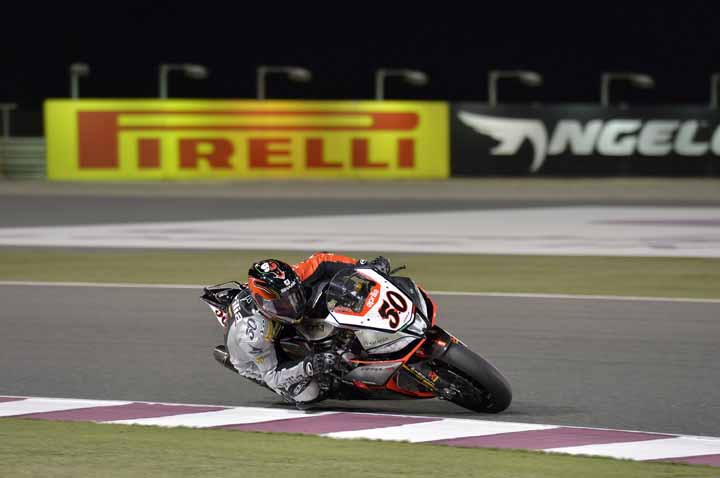 Sylvain Guintoli is 2014 World SBK Champion on his Aprilia RSV4