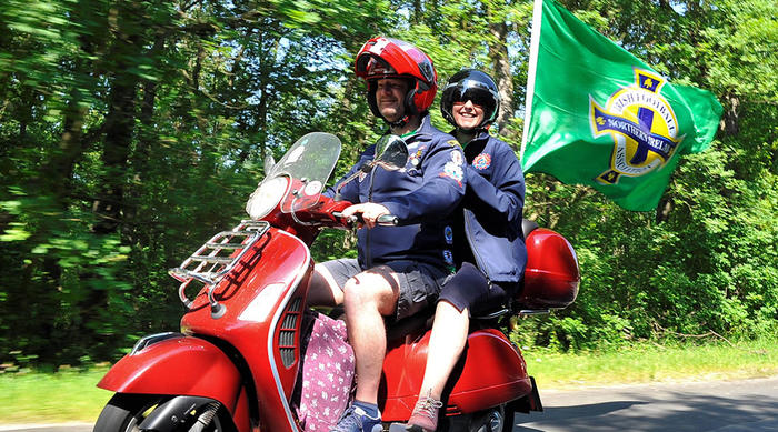 Vespa World Days 2019 were held in Zanka (Hungary)