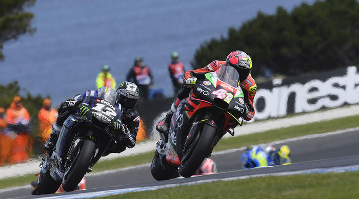 In Australia two Aprilias in the top ten with Andrea sixth and Aleix tenth