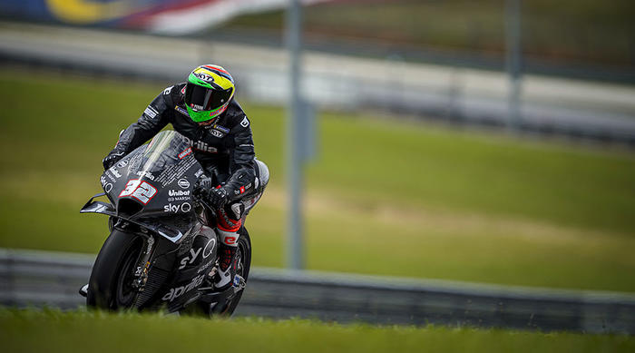 Good début for the new 2020 Aprilia RS-GP at the Sepang tests