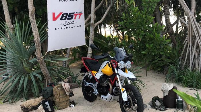 In Thailand, the Asia Pacific regional launch of the V85 TT