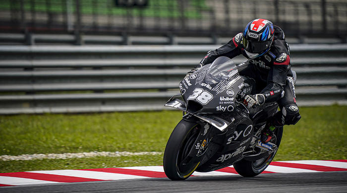 Good début for the new 2020 Aprilia RS-GP at the Sepang tests