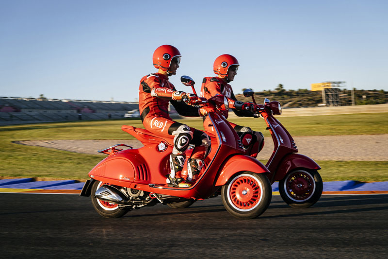 Aprilia Racing celebrates (RED) at the Valencia GP