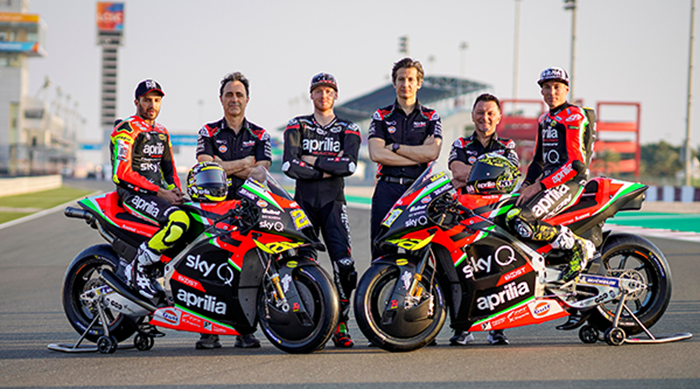 Una RS-GP totalmente rinnovata lancia Aprilia verso la nuova stagione in MotoGP per una sfida tutta italiana