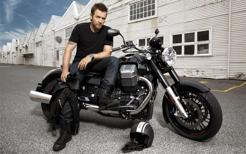 Piaggiogroup - Ewan McGregor testimonial Moto Guzzi California 1400