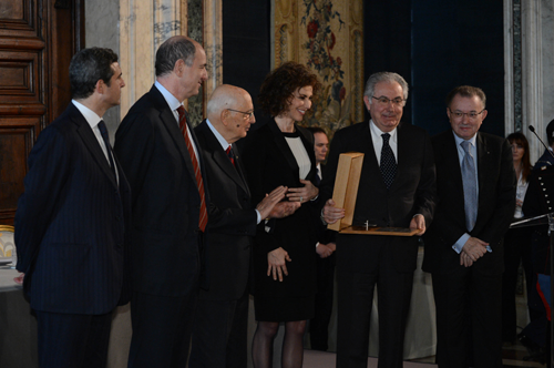 Roberto Colaninno riceve il Premio Leonardo