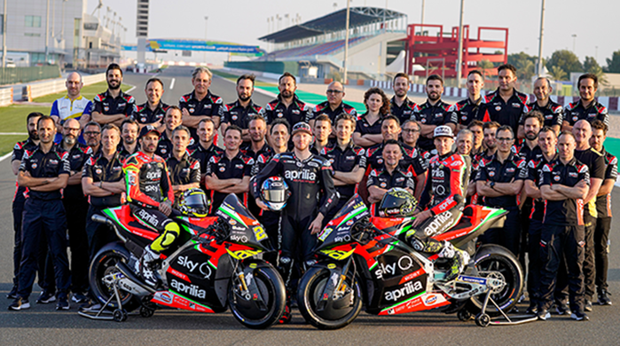 Una RS-GP totalmente rinnovata lancia Aprilia verso la nuova stagione in MotoGP per una sfida tutta italiana