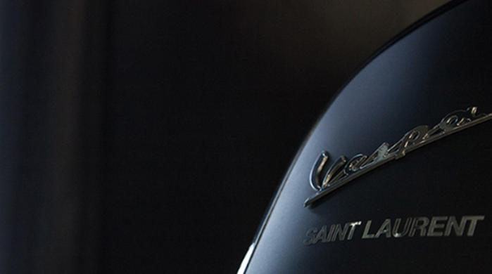 In Paris, Saint Laurent for Colette with the Vespa