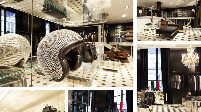 In Paris, Saint Laurent for Colette with the Vespa