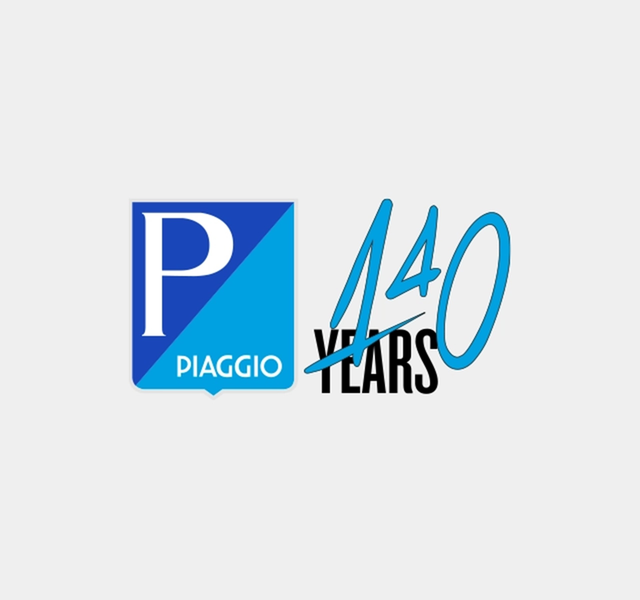 Piaggio logo 140 anni