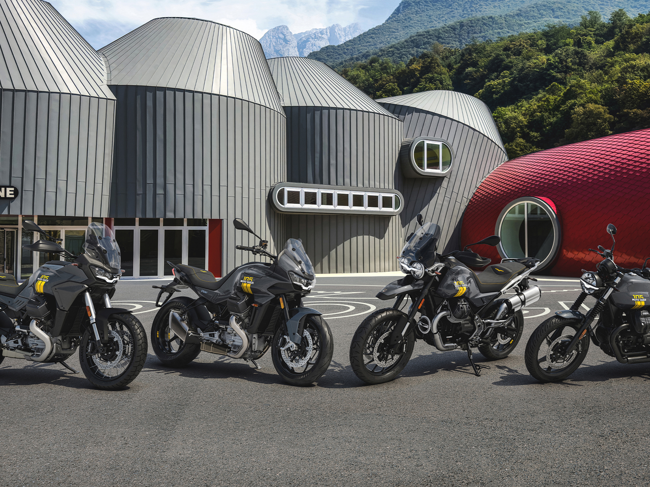 Moto Guzzi 105th Anniversary range