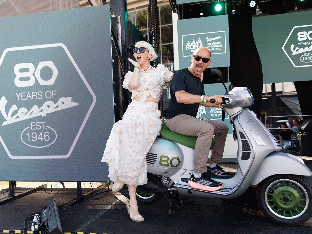Celebrazioni per gli 80 anni di Vespa