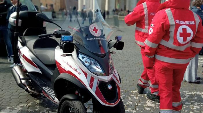 The Piaggio MP3 Life Support for the Italian Red Cross