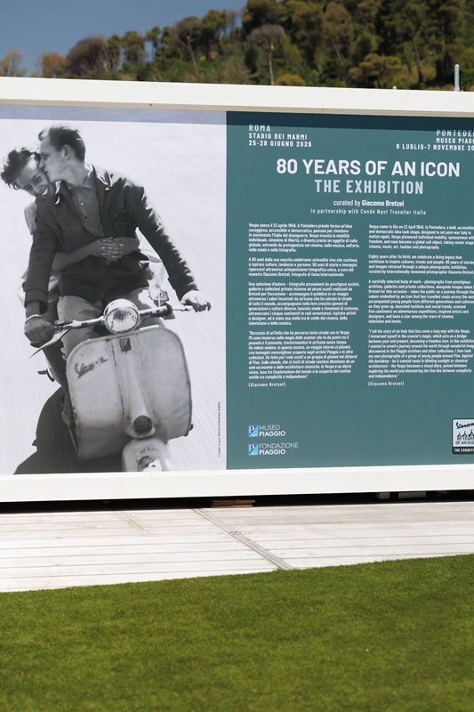 celebrazioni per gli 80 anni di Vespa